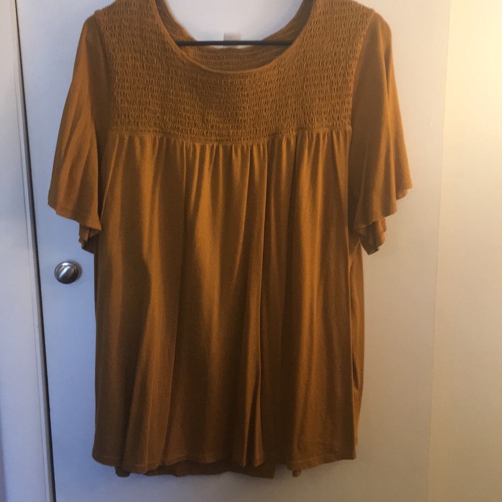 Mustard color shirt